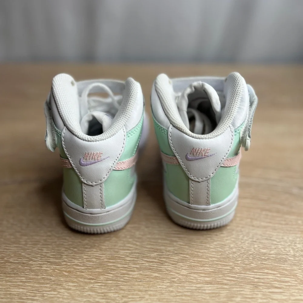 Nike Air Force 1 Mid Custom Hand Painted Sneakers